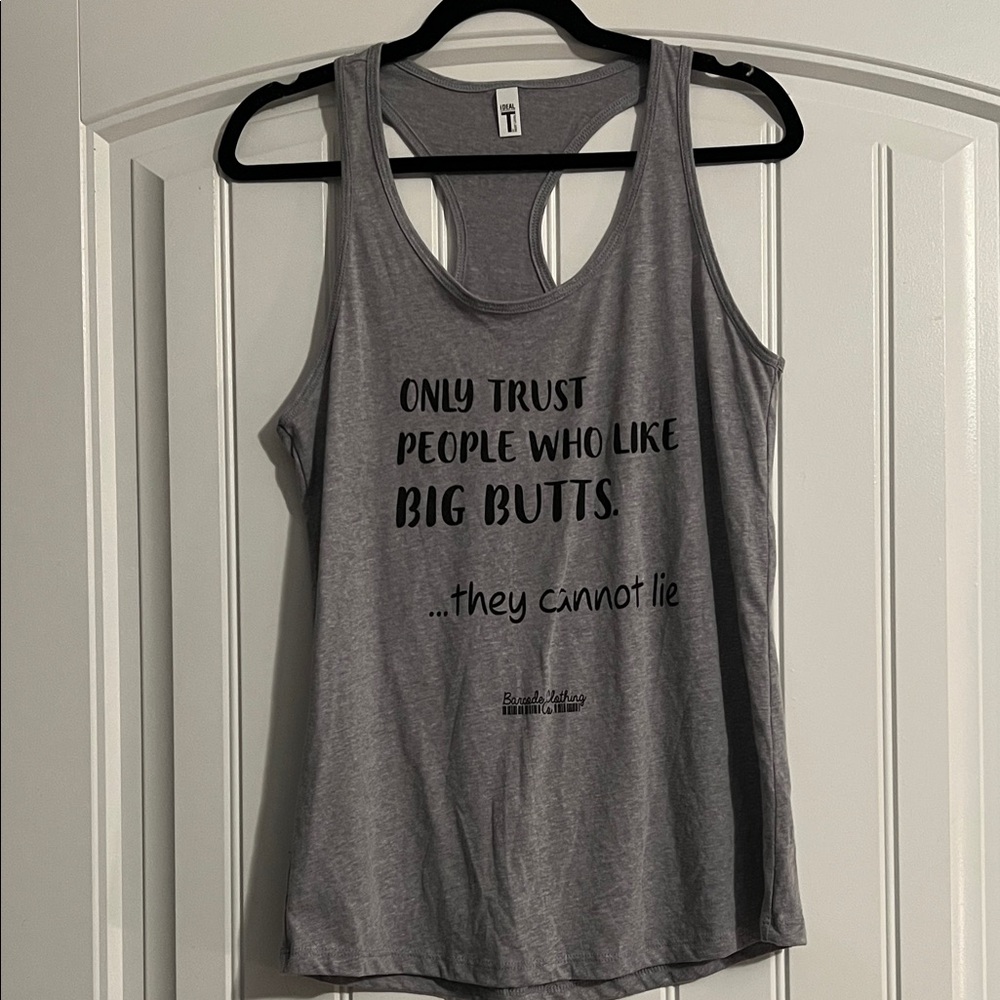 Only trust people with bug butts they cannot lie tank top